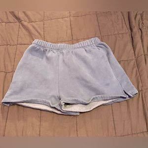 blue cotton pj shorts